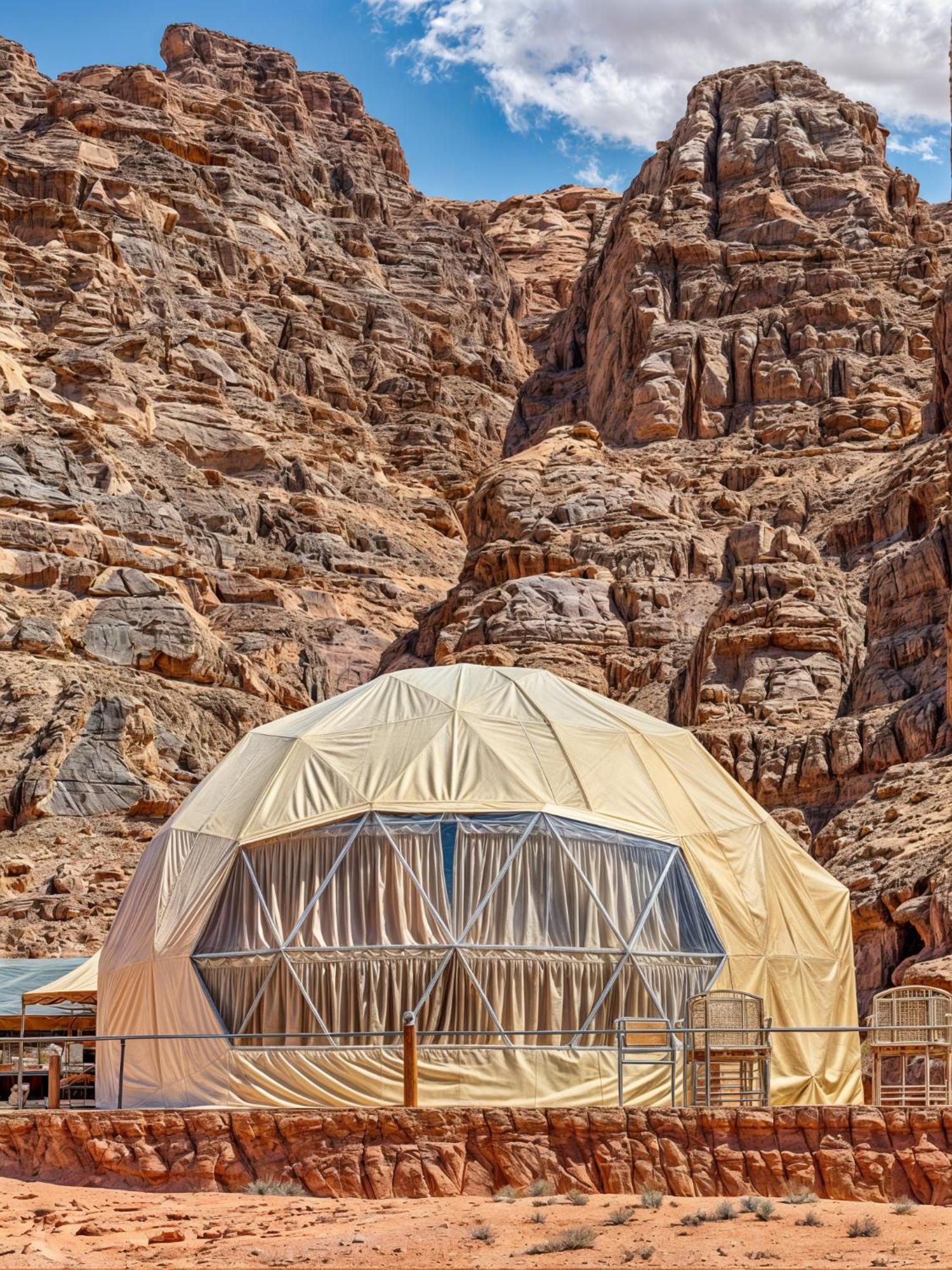 Wadi Rum Sunset Camp Bagian luar foto