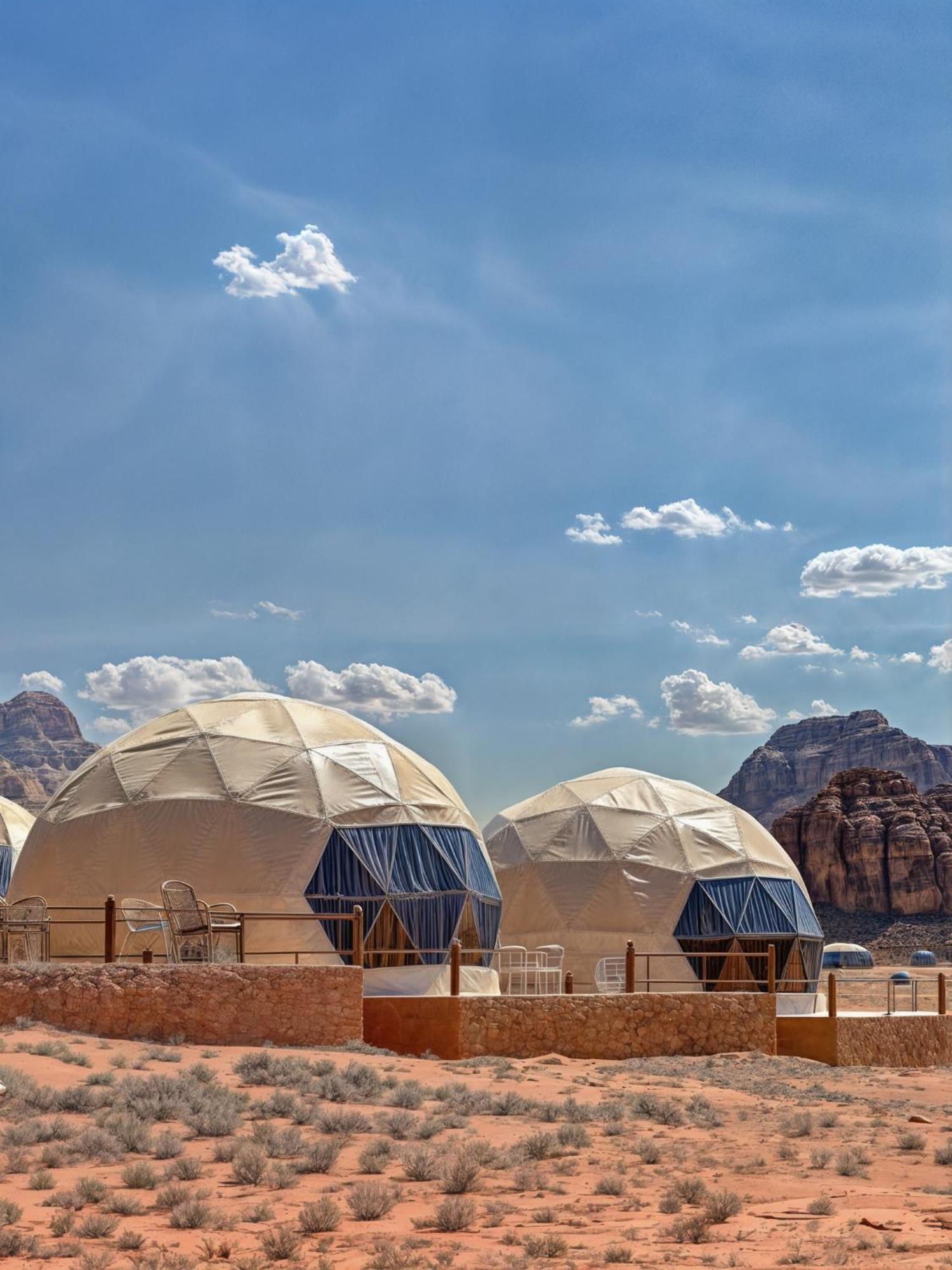Wadi Rum Sunset Camp Bagian luar foto