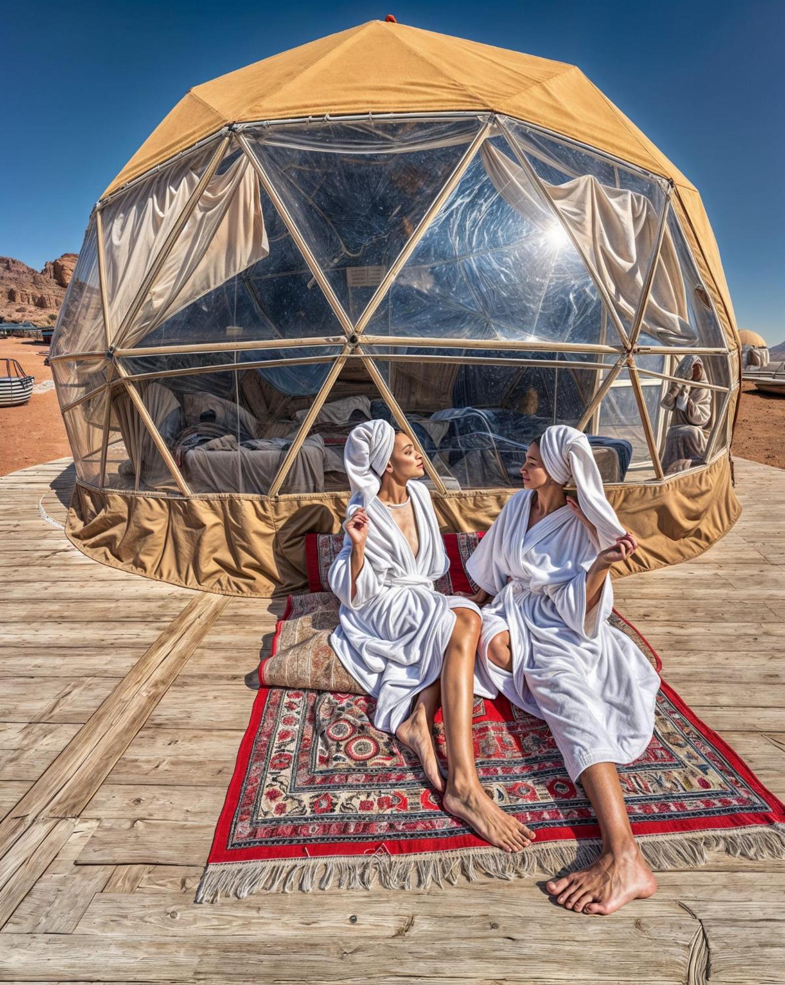 Wadi Rum Sunset Camp Bagian luar foto