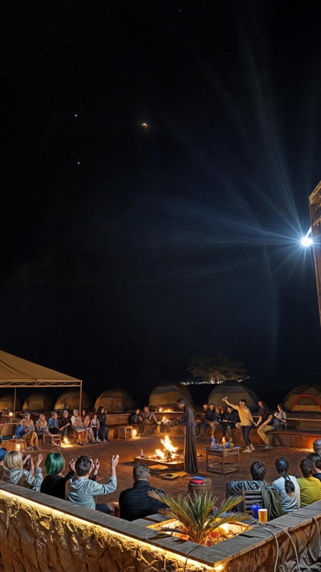 Wadi Rum Sunset Camp Bagian luar foto